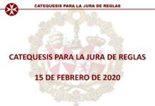 Catequesis y jura de reglas de los nuevos hermanos