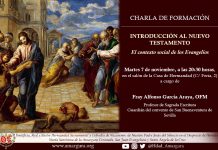 Sesión de formación: «Introducción al Nuevo Testamento»