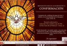 Preparación para el Sacramento de la Confirmación