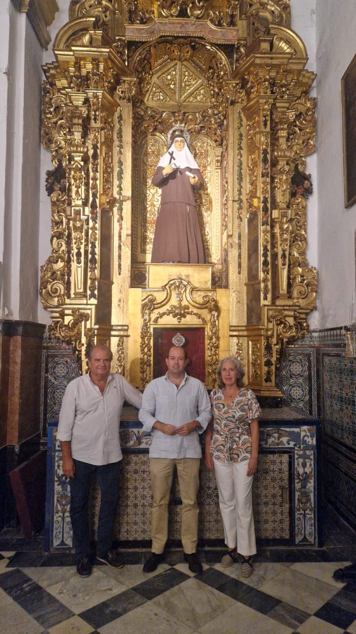 Restauración retablo Santa Ángela 1